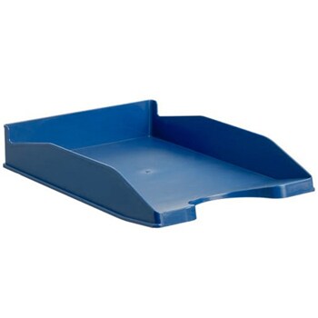 Blaue Schreibtischablage