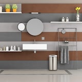 thumbnail of Relaxdays Sensor Mülleimer 12l, eckiger Abfalleimer mit Deckel & Inneneimer, Küche & Bad, Automatik Mülleimer, silber
