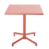 thumbnail of Table de terrasse carrée bistrot avec plateau rabattable argile