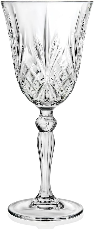 RCR Juego de 6 Copas Agua Melodia en Cristal Sonoro 27cl