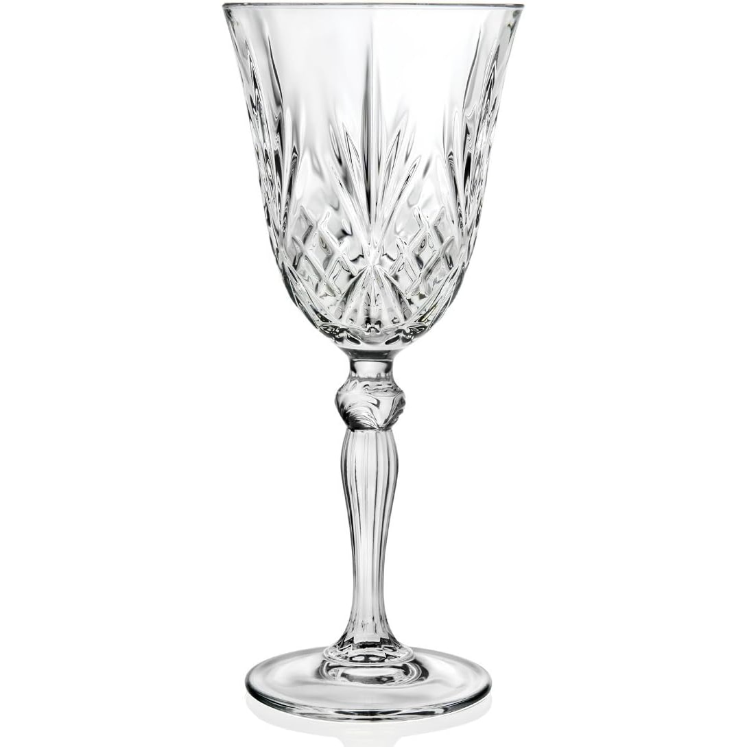 RCR Juego de 6 Copas Agua Melodia en Cristal Sonoro 27cl