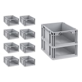 thumbnail of PROREGAL 10x Eurobox NextGen Store | HxBxT 17x30x40cm | 16 Liter | Front offen | Eurobehälter, Transportbox, Transportbehälter
