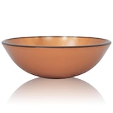 thumbnail of vidaXL Waschbecken Hartglas 42 cm braun