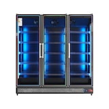 thumbnail of Gasfrit - Armário expositor para bebidas refrigerado Subzero 3 portas, 1880 x 710 x 2050 mm, 1500 litros, luz LED multicolor no vidro.