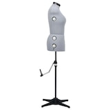 thumbnail of vidaXL Paspop Verstelbaar Vrouw Grijs M Maat 40-46