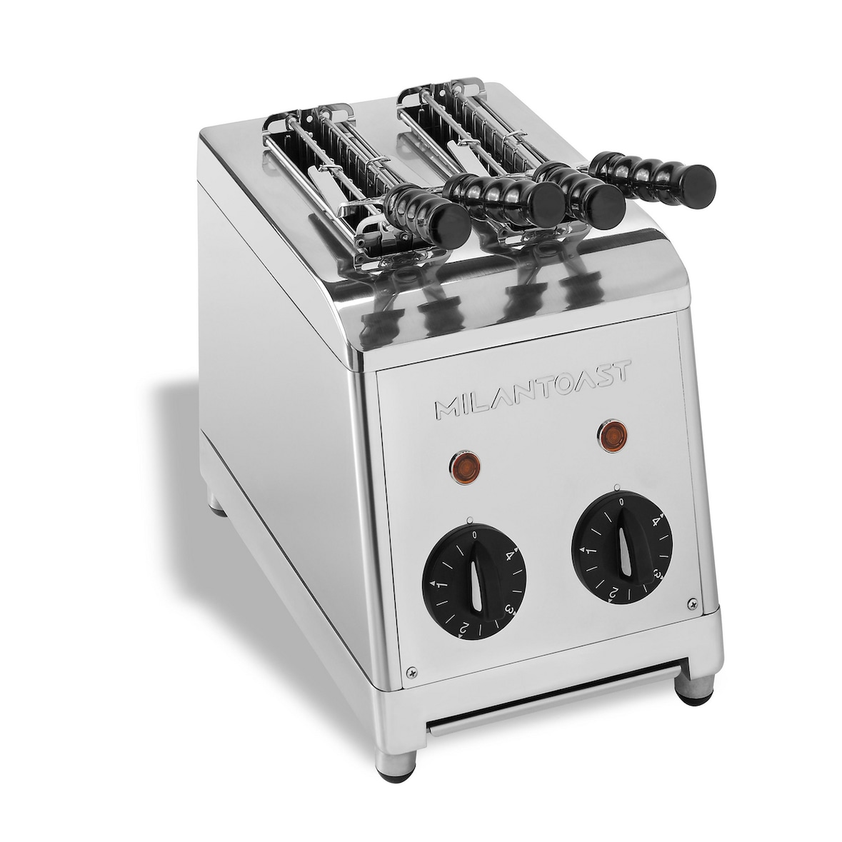 Milan Toast Tosti Apparaat 2-tangs - rvs