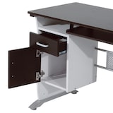 thumbnail of HOMCOM Scrivania Porta PC Computer da Ufficio con Cassetto in Legno