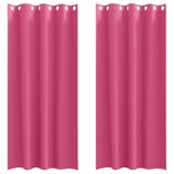 thumbnail of vidaXL Verdunkelungs-Vorhänge mit Ringen 2 pcs Helles Pink