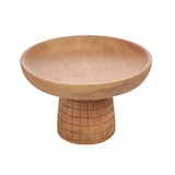 thumbnail of Bazar Bizar Taartplateau van teakhout 24x24x16 cm naturel