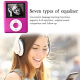 thumbnail of Lecteur MP4 Écran 1.8 Pouces FM Radio E-Book Calendrier Noir Vert YONIS
