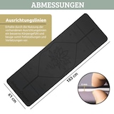 thumbnail of Yogamatte rutschfest MADY [Mit Tragegurt] 6 mm Dicke | Yoga Matte Fitnessmatte Trainingsmatte TPE Gymnastikmatte für Sport , Schwarz