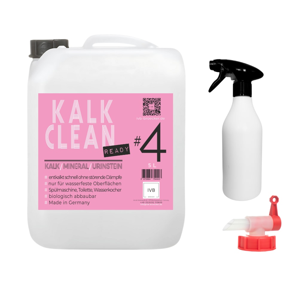 Kalk Clean 5 l inkl. Zubehör (Kalklöser) gebrauchsfertig
