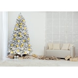 thumbnail of Tarrington House Albero di Natale a LED, acciaio / PVC / PE, Ø 120 x 213 cm, 400 lampadine LED a luce bianca calda