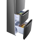 thumbnail of PKM KHFD350ENFIX Frenchdoor Kühlschrank – 320 L, NoFrost, TouchControl, Schubladen, Inox-Design