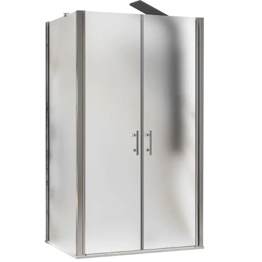 Box Doccia Saloon Satinato Apertura Interna Esterna H200 6mm - 80x115