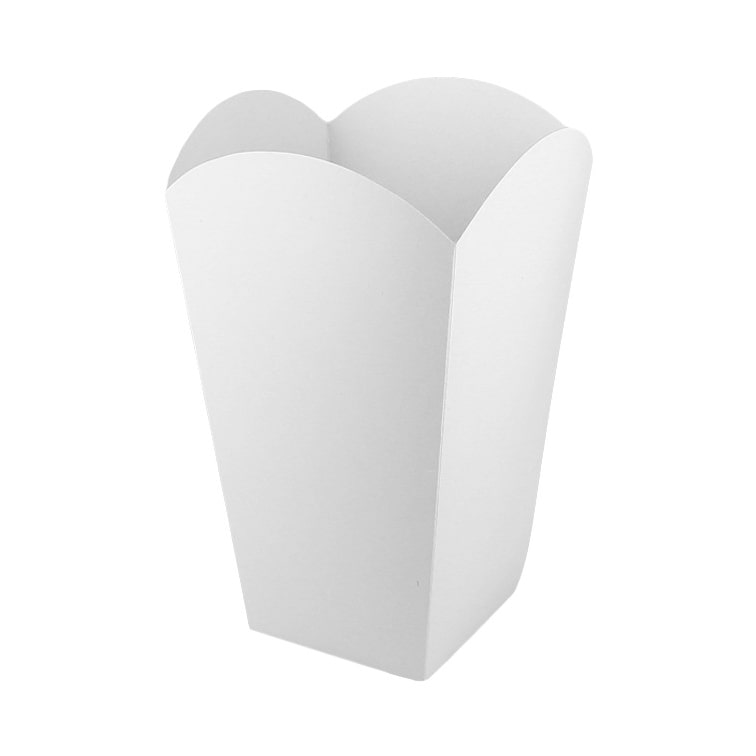 MONOUSO - Caja Palomitas Pequeña Blanca 45gr 6,5x8,5x15cm (700 Uds)