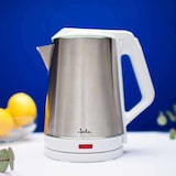 thumbnail of Hervidor de agua eléctrico Jata JEHA1723 de 2 L. 1500 W. Máxima rapidez de ebullición. Cuerpo de acero inox. Jarra sin cable. Tapa abatible