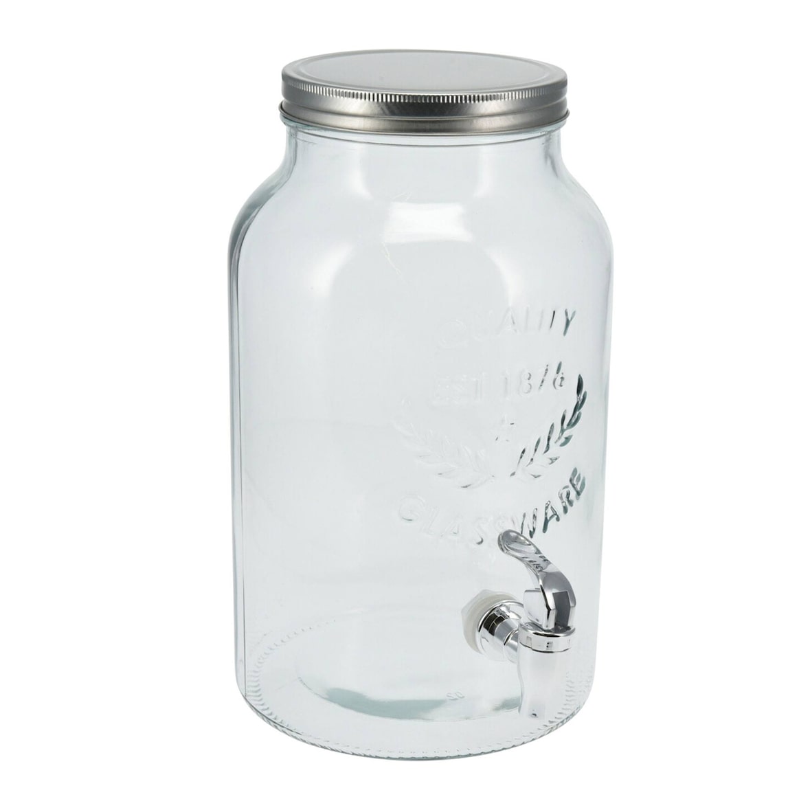 WellHome - 5500ml drankdispenserbeker met metalen deksel