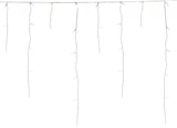 thumbnail of Konstsmide Cortina de luz LED ice rain, 200 díodos brancos quentes, transformador de 24V para exterior, cabo branco