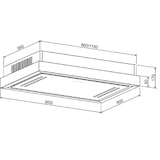 thumbnail of Gurari GCH C 343 90 BL PRIME Dunstabzugshaube Deckenhaube 90 cm