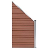 thumbnail of vidaXL WPC Zaun-Set 8 Quadrate + 1 Schräge 1484x186 cm Braun