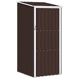 thumbnail of vidaXL Gerätehaus Braun 87x98x159 cm Verzinkter Stahl