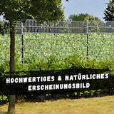 thumbnail of zaun|zu® Sichtschutzstreifen Holz & Lorbeer - Bedruckter Sichtschutz 2,5m x 1,8m
