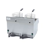 thumbnail of Gastro Fritteuse - 2 x 8 l - 2 Körbe - mit Ablasshahn - Induktion
