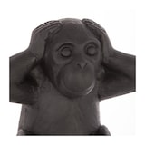 thumbnail of Lot de 3 Singes Sagesse en Résine Noire