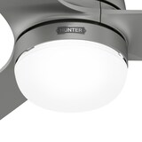 thumbnail of Outdoor Deckenventilator Seawave Silber mit Licht 132