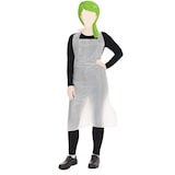 thumbnail of Schürze einweg aus LDPE Weiß 20 my 140x75 cm 100 Stück Einwegschürze Einmalschürze