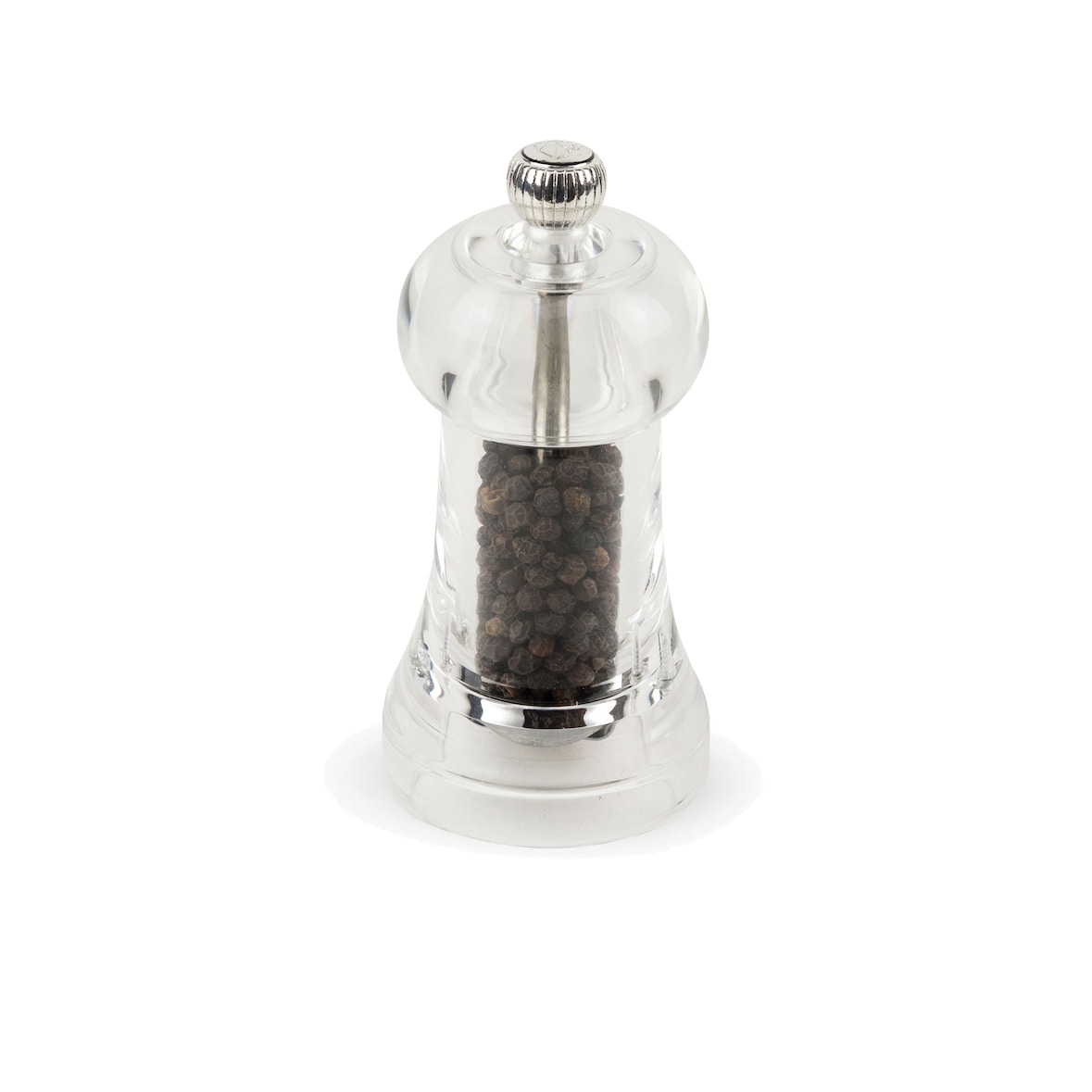 PEUGEOT Pfeffermühle TOUL 11cm Acryl Transparent Stahlmahlwerk Gewürzmühle