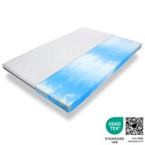 thumbnail of Premium Matratzentopper 80x200 cm, Gel-Topper hergestellt in Deutschland, Matratzenauflage aus Gelschaum, Höhe ca. 8 cm, OEKO-TEX STANDARD 100
