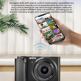 thumbnail of Appareil Photo Numérique 5K 8MP Zoom Optique Écran Tactile Vlog Blanc Noir YONIS