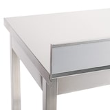 thumbnail of Romux® Edelstahltisch für Gastronomie zur Wandmontage mit 2 Regalböden 1200x800x850 mm Zerlegbar | Arbeitstisch aus Edelstahl Korrosionsbeständig