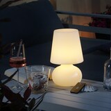 thumbnail of LED Garten Tischlampe Schirmlampe dimmbar mit Fernbedienung aufladbar