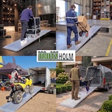 thumbnail of TRUTZHOLM Auffahrrampe Alu extralang 400 cm 400 kg 70 cm breit klappbare Verladerampe Eventrampe