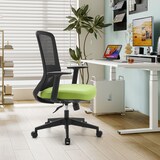 thumbnail of Bürostuhl / Drehstuhl SEDITO Sitz Stoff / Rücken Netzstoff schwarz / grün hjh OFFICE