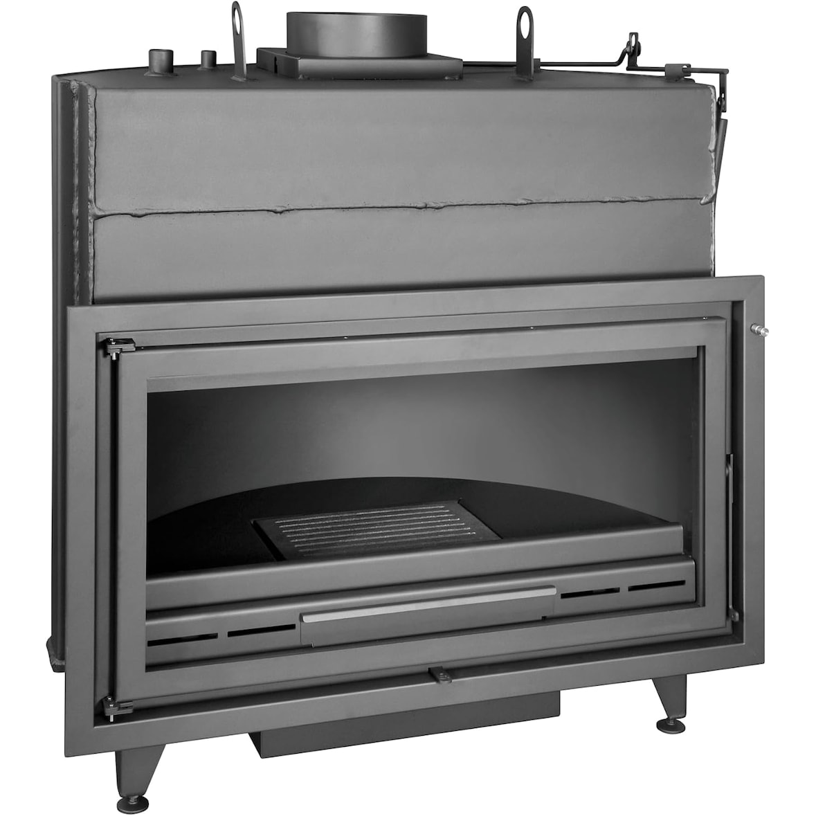 Caldera de Leña para Sistema de calefacción Central. Hidroestufa de Leña para Radiadores. (H110)