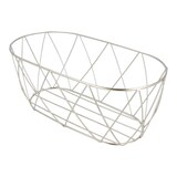 thumbnail of Basket Oval  28X20,5X5,7 Cm Plateado Inox (24 unidades)