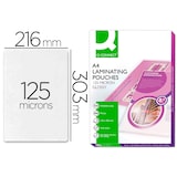 thumbnail of Bolsa De Plastificar Q-Connect 303 X 216 Mm 125 Mc Din A4 A Caja De 100 Unidades