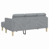 thumbnail of vidaXL Sofa Set mit Kissen Hellgrau Polyester
