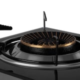 thumbnail of Orbegozo hornillo a gas FO 2720, 2 quemadores triple Corona, Butano o Propano, Encendido piezoeléctrico, Superficie de Cristal Templado, Cuerpo inox