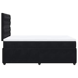 thumbnail of vidaXL Boxspringbett mit Matratze Schwarz 120x200 cm Samt