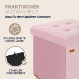 thumbnail of CASARIA® Sitzhocker mit Stauraum Samt Rosa