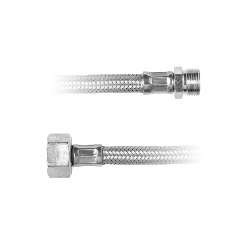 MATERIEL CHR PRO Flexible Inox Tresse L 1300 MM M 3/8'' X F 1/2'' Inox