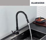 thumbnail of KLARWERK® JANA | Rubinetto Cucina Estraibile Acciaio Inox Nero Antico | Miscelatore Arco Alto | Rubinetto Gastro Alta Pressione 360° 2 Attacchi Gastro