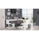 thumbnail of Web Furniture ESSE Scrivania Angolare Melaminico 180/160cm   Bianco Lucido