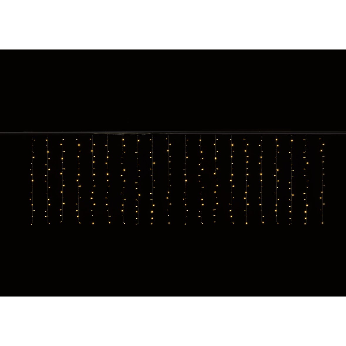 Luz cascada 72 led blanca cálida 2x0,6m