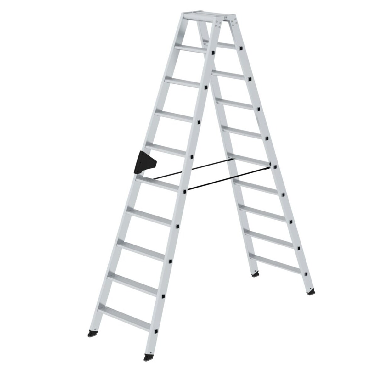 Stehleiter 40228 beidseitig 2x10 Stufen